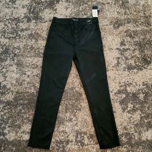 Abercrombie & Fitch Women's Faux Leather Skinny Jeans Size 2/26.